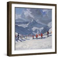 Ski School, Tignes, 2009-Andrew Macara-Framed Giclee Print