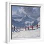 Ski School, Tignes, 2009-Andrew Macara-Framed Premium Giclee Print