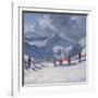 Ski School, Tignes, 2009-Andrew Macara-Framed Giclee Print