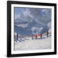 Ski School, Tignes, 2009-Andrew Macara-Framed Giclee Print