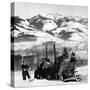 Ski Sledge 1930S-null-Stretched Canvas