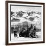 Ski Sledge 1930S-null-Framed Photographic Print