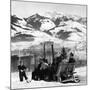 Ski Sledge 1930S-null-Mounted Photographic Print