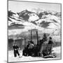 Ski Sledge 1930S-null-Mounted Photographic Print