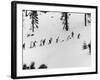 Ski Slope at Squaw Valley During Winter Olympics-George Silk-Framed Premium Photographic Print