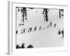 Ski Slope at Squaw Valley During Winter Olympics-George Silk-Framed Photographic Print