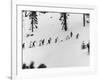 Ski Slope at Squaw Valley During Winter Olympics-George Silk-Framed Photographic Print