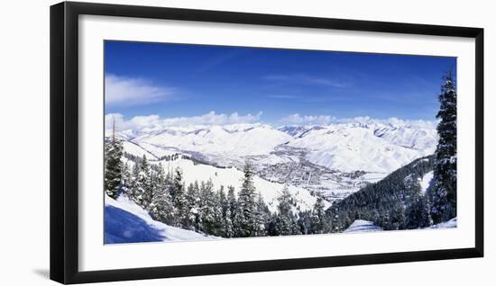 Ski Slopes in Sun Valley, Idaho, USA-null-Framed Photographic Print