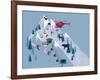 Ski Slopes-null-Framed Giclee Print