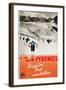 Ski the Pyrenees-null-Framed Art Print