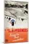 Ski the Pyrenees-null-Mounted Art Print