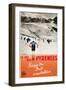 Ski the Pyrenees-null-Framed Art Print