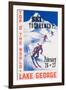 Ski Tournament Lake George-null-Framed Giclee Print