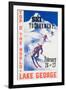 Ski Tournament Lake George-null-Framed Giclee Print