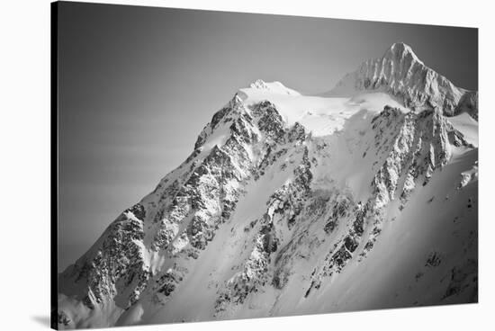 Ski Tracks And Clearing On The Shuksan Arm Near Mount Baker Ski Area Washington-Jay Goodrich-Stretched Canvas