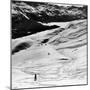 Ski Tracks on Alpine Slopes of Winter Resort-Alfred Eisenstaedt-Mounted Photographic Print