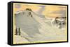 Ski Trails, Mt. Baker, Washington-null-Framed Stretched Canvas