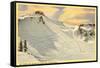 Ski Trails, Mt. Baker, Washington-null-Framed Stretched Canvas