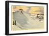 Ski Trails, Mt. Baker, Washington-null-Framed Art Print