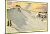 Ski Trails, Mt. Baker, Washington-null-Mounted Art Print
