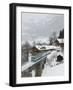 Ski Train, Gstaad, Bern, Switzerland-Walter Bibikow-Framed Photographic Print