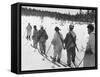 Ski Troops Patrolling in Finland During World War Ii-Robert Hunt-Framed Stretched Canvas