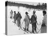 Ski Troops Patrolling in Finland During World War Ii-Robert Hunt-Stretched Canvas