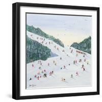 Ski-Vening, 1995-Judy Joel-Framed Giclee Print