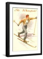 Ski Whitefish, Old-Fashioned Cross Country-null-Framed Art Print