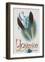 Ski Yosemite Travel Poster-null-Framed Giclee Print