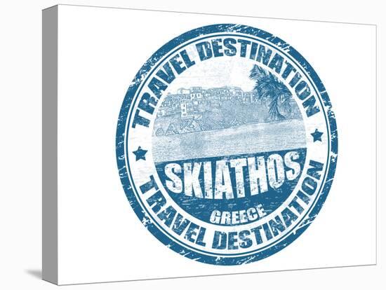 Skiathos Stamp-radubalint-Stretched Canvas