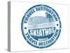 Skiathos Stamp-radubalint-Stretched Canvas