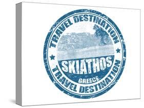 Skiathos Stamp-radubalint-Stretched Canvas