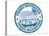 Skiathos Stamp-radubalint-Stretched Canvas