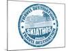 Skiathos Stamp-radubalint-Mounted Art Print
