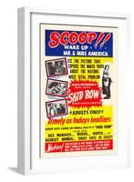 Skid Row-Scoop-Wake Up America-Mack Enterprise-Framed Art Print