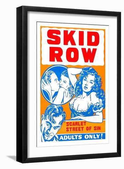 Skid Row-Mack Enterprise-Framed Art Print