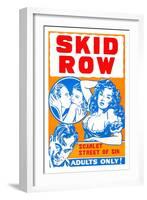 Skid Row-Mack Enterprise-Framed Art Print