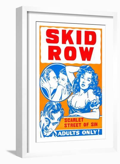 Skid Row-Mack Enterprise-Framed Art Print