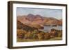 Skiddaw and Keswick from Brandelhow Park, Lake District-Alfred Robert Quinton-Framed Giclee Print