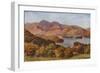 Skiddaw and Keswick from Brandelhow Park, Lake District-Alfred Robert Quinton-Framed Giclee Print