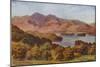 Skiddaw and Keswick from Brandelhow Park, Lake District-Alfred Robert Quinton-Mounted Giclee Print
