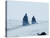 Skidooing on Langjokull Glacier, Iceland, Polar Regions-Ethel Davies-Stretched Canvas