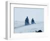 Skidooing on Langjokull Glacier, Iceland, Polar Regions-Ethel Davies-Framed Photographic Print