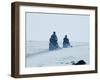 Skidooing on Langjokull Glacier, Iceland, Polar Regions-Ethel Davies-Framed Photographic Print