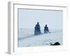 Skidooing on Langjokull Glacier, Iceland, Polar Regions-Ethel Davies-Framed Photographic Print