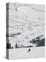 Skier at Jackson Hole Ski, Jackson Hole, Wyoming, United States of America, North America-Kimberly Walker-Stretched Canvas