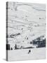 Skier at Jackson Hole Ski, Jackson Hole, Wyoming, United States of America, North America-Kimberly Walker-Stretched Canvas