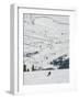 Skier at Jackson Hole Ski, Jackson Hole, Wyoming, United States of America, North America-Kimberly Walker-Framed Photographic Print