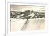 Skier Doing Herring-Bone Uphill-null-Framed Premium Giclee Print
